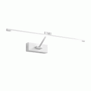 Gea Luce Applique Gap451C Gealuce En Métal Blanc Mat, Led 10W, 580Lm, 3000K, Lumière Indirecte, Idéale Pour L'Éclairage Intérieur - Gealuce - bla