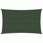 Helloshop26 - Voile d'ombrage 160 g/m² vert foncé 3,5 x 5 m PEHD 02_0009417 - vert 3000508682729