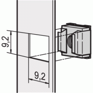 Kit d'écrous à cage SCHROFF, M5, 50 Pcs_0