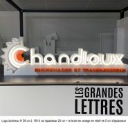 Lettres et ou logo en polystyrène lumineuses_0