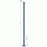 Mât d'éclairage public cylindrique ac 89 / hauteur 3 - 5 m / en acier / diamètre 89 mm