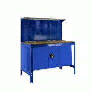 SimonRack Établi d’atelier, 910x610 mm, panneau perforé et armoire, Charge 400 kg, Bleu - BT-3 - bleu métal 8425437123214 SimonRack Établi d’atelier, 910x610 mm, panneau perforé et armoire, Charge 400 kg, Bleu - BT-3 - bleu métal 8425437123214