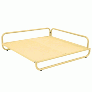 Structure pour fauteuil d'angle de salon de jardin modulable jaune - jaune acier 114948