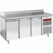 Table de travail refrigeree timbre positive avec dosseret ventilée ... - PTG3N/HA-R2