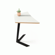 Table Àpoint en stratifié soft-touch pied en porte-à-faux noir Table Àpoint en stratifié soft-touch pied en porte-à-faux noir