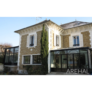 Véranda style victorienne ou Second Empire sur mesure - Fenêtres type Atelier Véranda style victorienne ou Second Empire sur mesure - Fenêtres type Atelier