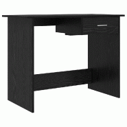 VidaXL Bureau Chêne noir 100 x 50 x 76 cm Bois d'ingénierie Modèle Ventura Stella - 875250