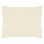 VidaXL Voile de parasol tissu oxford rectangulaire 2x3,5 m crème Modèle Jardin Siesta - beige 135201
