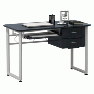 Bureau WORKFLOW  graphite / blanc hjh OFFICE - gris multi-matériau 673622