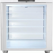 G+ Gram Professional - Armoire positive blanche vitree 359 l - GR400GWR - blanc acier 138552