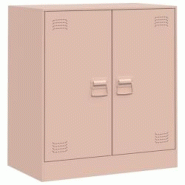 Helloshop26 - Buffet bahut commode armoire meuble de rangement organisateur cuisine salle de séjour salon 67 x 39 x 73 cm acier Rose 02_0036207 - 300 Helloshop26 - Buffet bahut commode armoire meuble de rangement organisateur cuisine salle de séjour salon 67 x 39 x 73 cm acier Rose 02_0036207 - 300