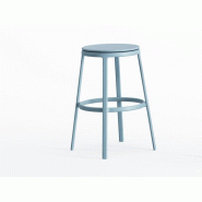 Lot de 2 tabourets hauts assise pivotante Round&Round 100% polypropylène