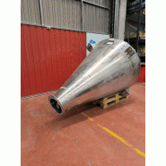 Mélangeur nauta 2 m3 en acier inoxydable - référence : c13663