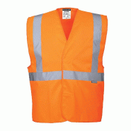 Portwest Gilet à bandes et à bretelles Hi-Vis Orange 2XL/3XL - XXL orange multi-matériau 5036108141708