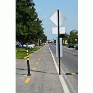 Psr2.37-poteaux ronds de signalisation