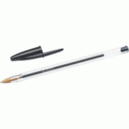 Stylo bille BIC Cristal Original Noir - par 50 - Fabriqué en France
