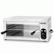 VERTES Barbecue salamandre, hauteur 280 mm, réglable 50-300 °C, 2000 W, four gastronomique, caraméliser et garder les aliments au chaud - inox FD21
