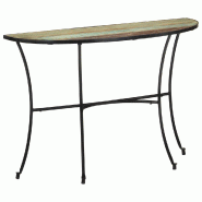 VidaXL Table d'appoint 110x40x77 cm Bois de récupération massif  Modèle Zenith Confort Plus - 321949