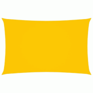 VidaXL Voile de parasol tissu oxford rectangulaire 4x7 m jaune Modèle Riviera Nord - jaune 135603