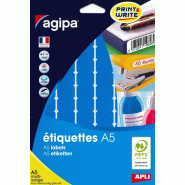 720 étiquettes bleues multi-usage, format 16 x 22 mm (10 feuilles A5 / cdt) - 3270241143324
