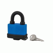 Cadenas à clé Slice, acier, extérieur, anse acier, 65mm, 2 clés - THIRARD - bleu 3150260009194 Cadenas à clé Slice, acier, extérieur, anse acier, 65mm, 2 clés - THIRARD - bleu 3150260009194