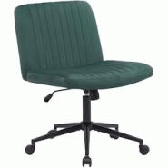 CLP Chaise de bureau Kingman Vert/Velours - vert textile 325355 CLP Chaise de bureau Kingman Vert/Velours - vert textile 325355