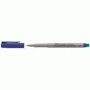 FABER-CASTELL Feutre Multimark effaçable, tracé S (0,4 mm), encre bleue - 152451_0