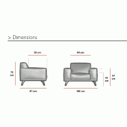 Fauteuil d'accueil SF - Mobel Linea - Noir_0