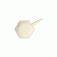 Fingerfood Bols canne à sucre "pure" 15 ml 1,5 x 9,5 x 6,3 cm blanc "Hexagon" (500 unités) PAPSTAR - blanc Bagasse 89790-C