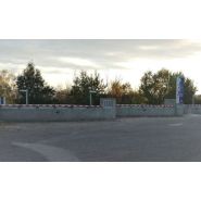 Garde-corps fixe pour déchèterie - protection antichute conforme NF P01-012 et arrêté 2710 - fabrication française_1