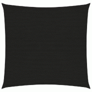 Helloshop26 - Voile toile d'ombrage parasol 160 g/m² PEHD 3 x 3 m noir 02_0009200 - noir 3000492547769