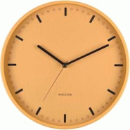 Horloge murale en aluminium Cool Retro jaune Karlsson - jaune 8714302770760 Horloge murale en aluminium Cool Retro jaune Karlsson - jaune 8714302770760