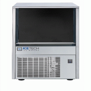 Machine à glaçons 22 kg cube vide 20 g. Stockage 12 kg. Carrosserie en acier inoxydable. Condensation à l'air ou à l'eau. ICETECH PS22PLUS - 1704