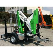 Nacelle tractable x trailer 14 - comet - hauteur de travail 14 m - capacité max 200 kg