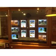 Porte affiche lumineux à led modele titan1655 double face garanti 5 ans Porte affiche lumineux à led modele titan1655 double face garanti 5 ans