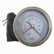 Vacuomètre et électrovanne de remplacement 63 mm - pour pompe à vide TF-VE225NSV/245NSV