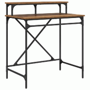 VidaXL Bureau Bois Ancien 80 x 50 x 90 cm Bois d'ingénierie Modèle Ventura Évasion - 881279