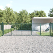Vidaxl portal de jardin maille vert 500x175 cm acier galvanisé 154540 Vidaxl portal de jardin maille vert 500x175 cm acier galvanisé 154540