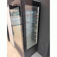 Vitrine réfrigérée panoramique série FUTURE 800 L Noire | Déstockage neuf