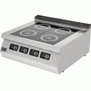 Climahosteleria 6 Zone 6 Zone 6 x 3 kW 1200x730x300h mm Table de cuisson à induction EMPPLS7IND030 Línea 700 Estambul - EMPPLS7IND030