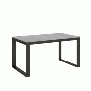 Itamoby Table Extensible 90X160/420 Cm Tecno Evolution Cement Structure Anthracite - gris VE165TATECEVO-CM-AN