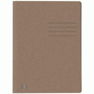 Oxford Chemise à lamelle Top File+, A4, coloris brun - 3045050412011