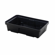 Petit bac de rétention en polyéthylène sans caillebotis de 28 litres - BPJ028 Petit bac de rétention en polyéthylène sans caillebotis de 28 litres - BPJ028