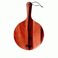 Planche de dégustation pizza - Bois d'acacia ø 30 cm - Design simple et moderne Planche de dégustation pizza - Bois d'acacia ø 30 cm - Design simple et moderne