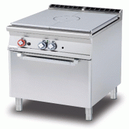 Table de cuisson à gaz avec four électrique statique GN2/1. Flamme pilote. Dimensions 80x90 h90 cm. Modèle TPF-98GE - 2008