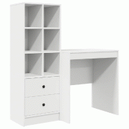 VidaXL Bureau avec tiroir 2 pcs Blanc Modèle Titan Balcon Élite - 3337345