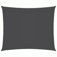 VidaXL Voile de parasol tissu oxford rectangulaire 5x6 m anthracite Modèle Alizé Plus - noir 135109