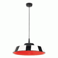 Zafferano Circus Lampe à Suspension LED Design Artisanal en Céramique Made in Italy Diamètre 35 cm Couleur Rouge pour Éclairage Intérieur Moderne