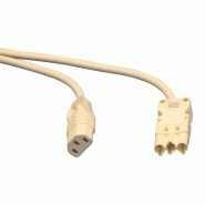 Câble de raccordement à barrettes de prises SCHROFF pour Wieland®, 2000 mm