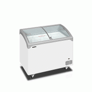 Congélateur coffre élégant avec couvercles coulissants vitrés bombés - 218 L | Tefcold - NIC301SCEB